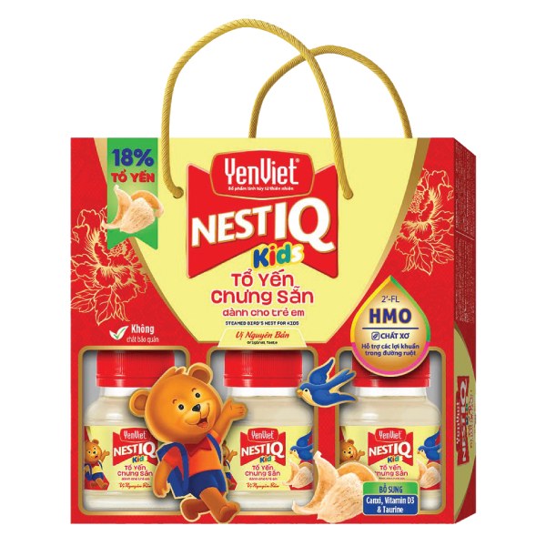 Hộp 6 Nước Yến Trẻ Em Yến Việt Nest IQ Kid 70Ml