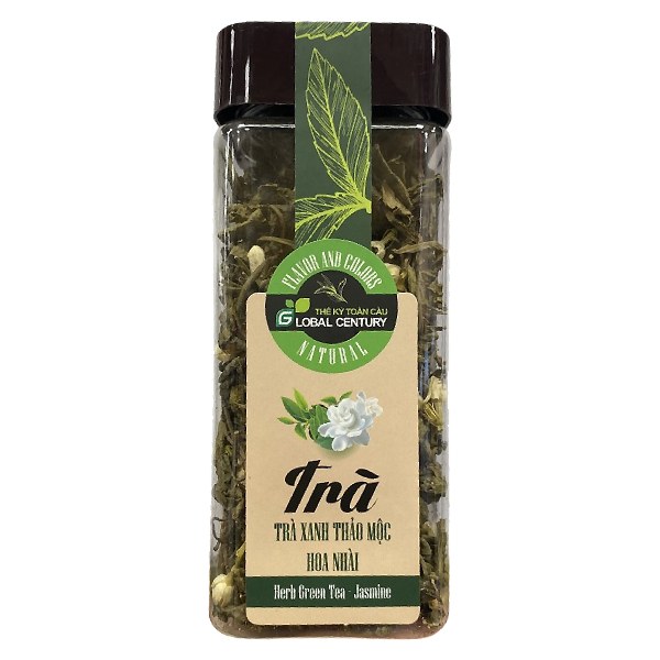 Trà Xanh Thảo Mộc Hoa Nhài Thế Kỷ Toàn Cầu 65G