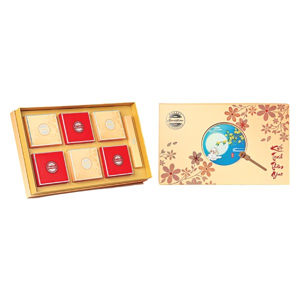 Hộp Quà Bánh Trung Thu Sweethome Minh Nguyệt 900G