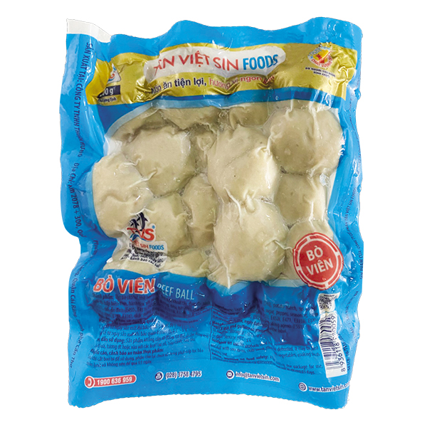 Bò Viên Tân Việt Sin Gói 200G