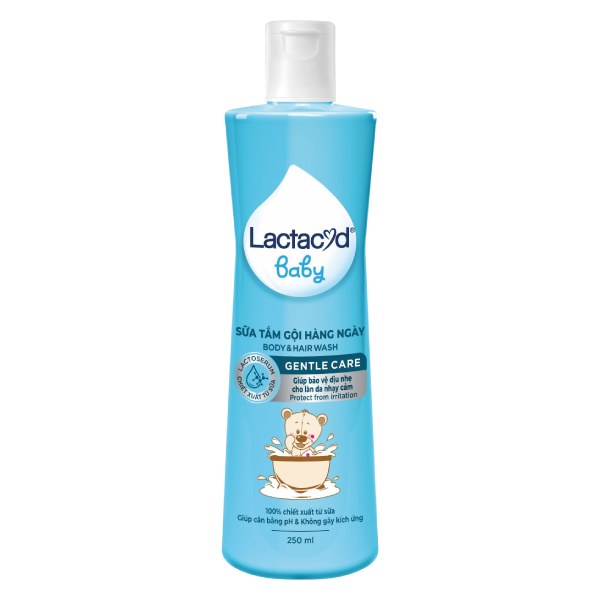Sữa Tắm Gội Trẻ Em Lactacyd BB Chai 250Ml