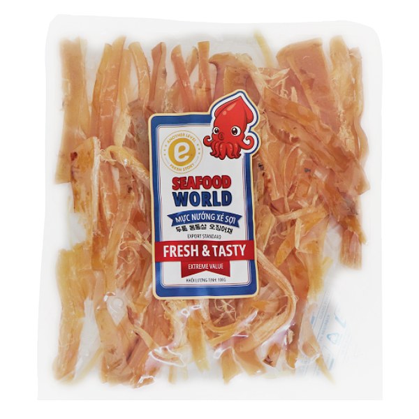 Mực Nướng Xé Sợi Seafood Gói 100G