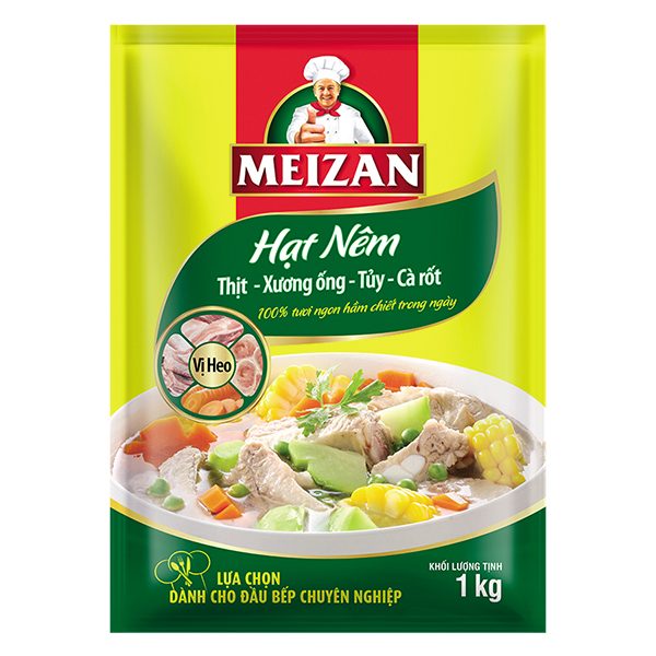 Hạt Nêm Meizan Thịt Xương Ống Tủy Cà Rốt 1Kg