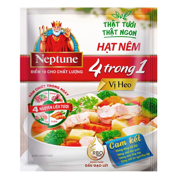 Hạt Nêm Neptune 4IN1 Vị Heo 380G