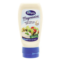 Xốt Mayonnaise Simply Truyền Thống Chai 230G