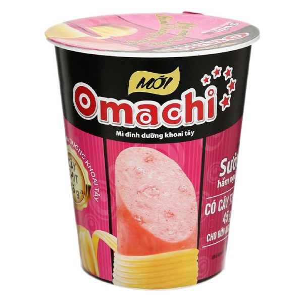 Mì Omachi Sườn Hầm Ngũ Quả Có Thịt Ly 116G