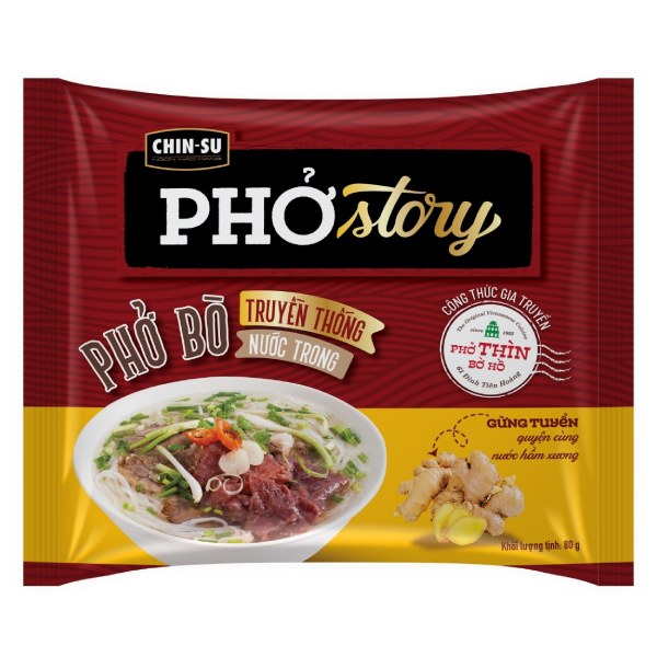 Phở Bò Chinsu Story Gói 80G