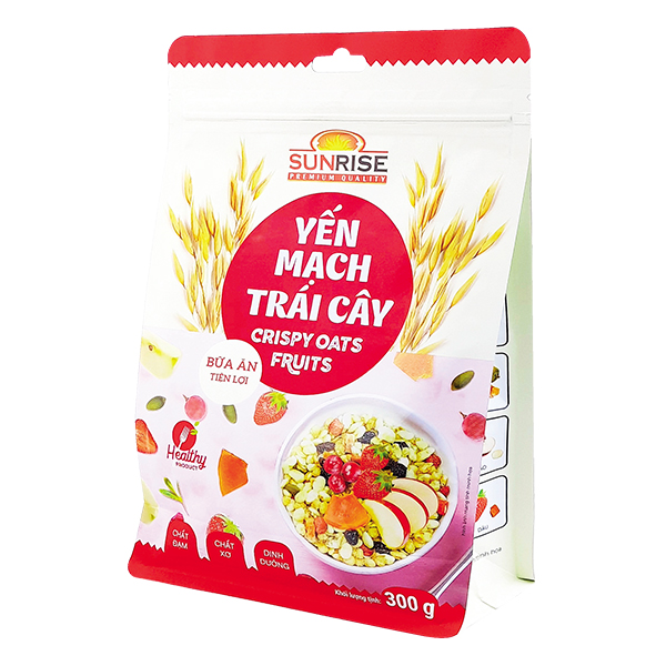 Ngũ Cốc Yến Mạch Sunrise Trái Cây Gói 300G