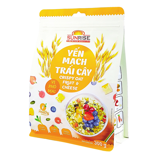 Ngũ Cốc Yến Mạch Sunrise Vị Phô Mai Gói 300G