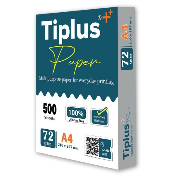 Giấy In Tiplus A4 500 Tờ 72GSM