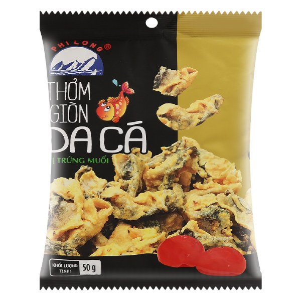 Snack Da Cá Phi Long Trứng Muối 50G