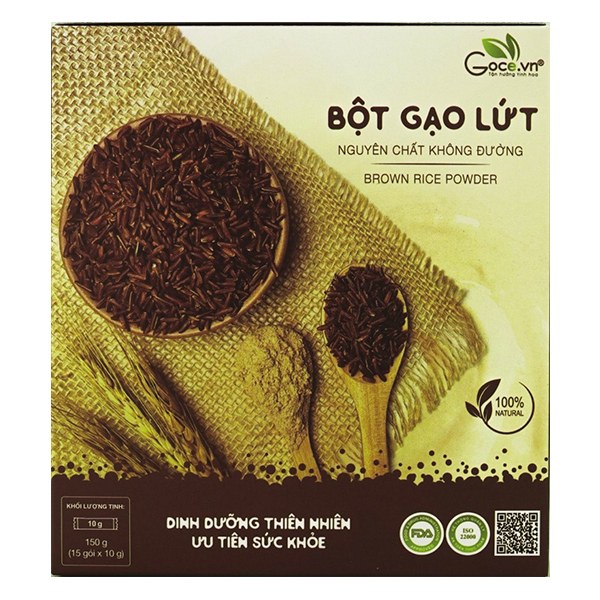 Bột Gạo Lứt Goce Hộp 15 Gói*10G