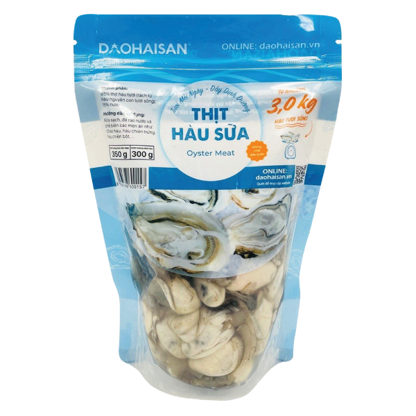 Thịt Hàu Sữa Gói 300G