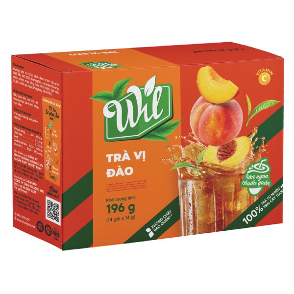 Trà Wil Đào Hộp 14 Gói*14G