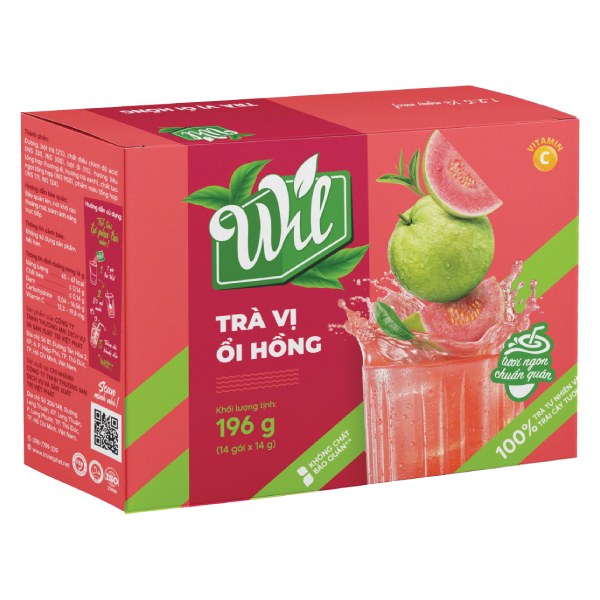 Trà Wil Ổi Hồng Hộp 14 Gói*14G