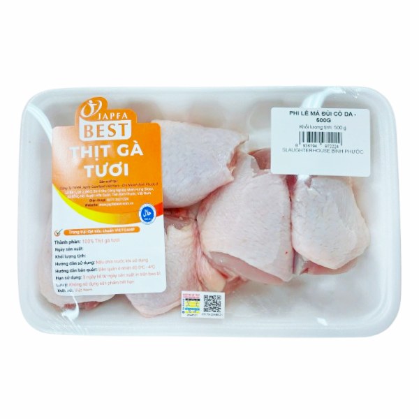 Phi Lê Má Đùi Gà Có Da Japfa 500G