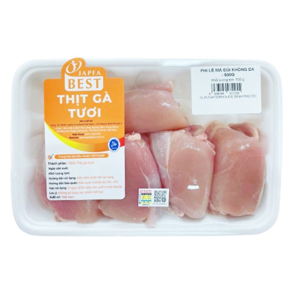 Phi Lê Má Đùi Gà Không Da Japfa 500G