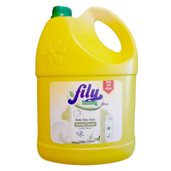 Nước Rửa Chén Fily Max Hương Chanh Bình 3.8Kg