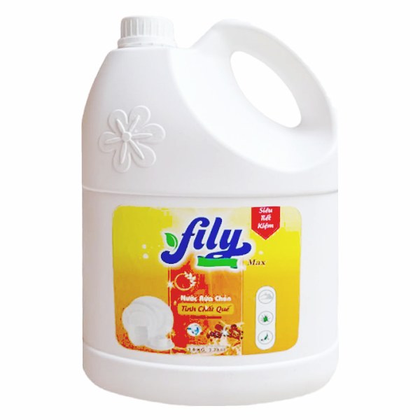 Nước Rửa Chén Fily Max Tinh Chất Quế Bình 3.8Kg