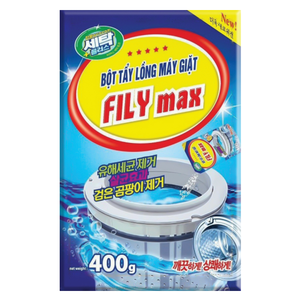 Bột Tẩy Lồng Máy Giặt Fily Max Gói 400G