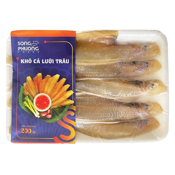 Khô Cá Lưỡi Trâu Song Phương Khay 200G
