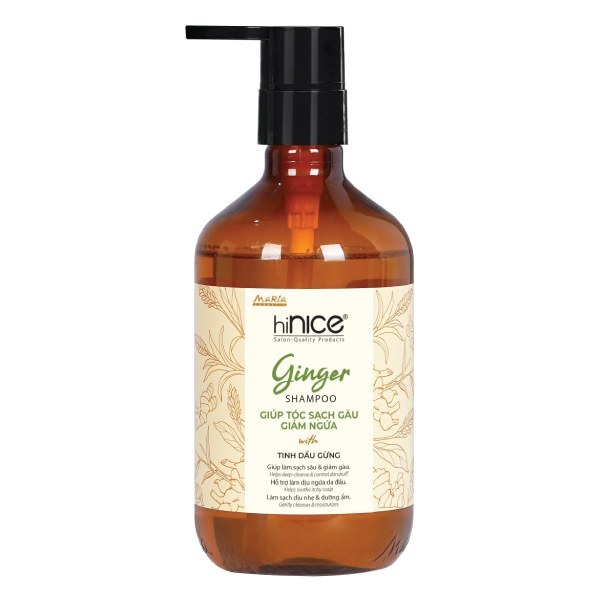 Dầu Gội Hinice Tinh Dầu Gừng Thiên Nhiên 435G