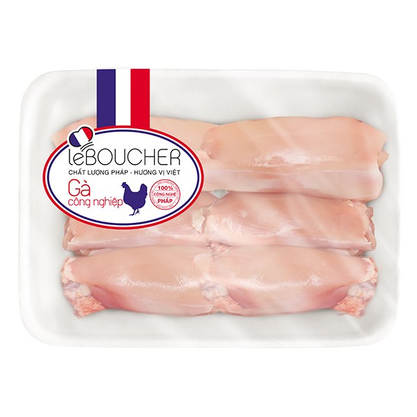 Đùi Gà Phi Lê Không Da Leboucher 500G