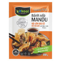 Bánh Xếp Mandu Kitkool Hải Sản Rau Củ Gói 350G