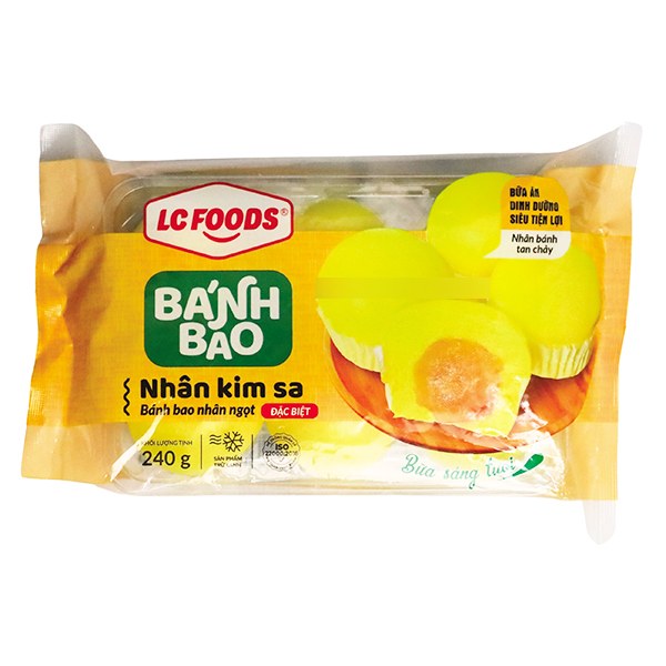 Bánh Bao LC Foods Nhân Kim Sa 240G