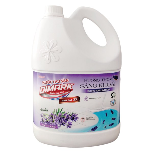 Nước Lau Sàn Dimark Lavender Bình 4Kg