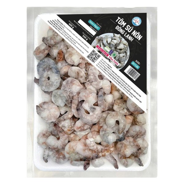 Tôm Sú Nõn Baby Đông Lạnh Thiện Nhà Tôm 400G