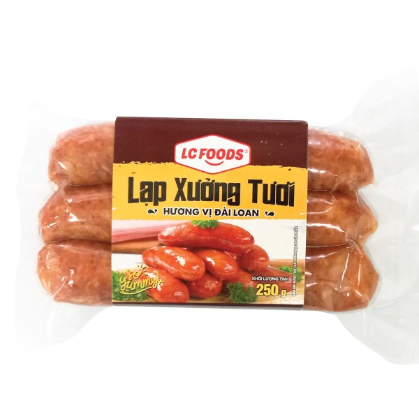 Lạp Xưởng Tươi LC Foods Hương Vị Đài Loan 250G