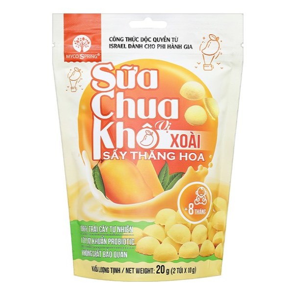 Sữa Chua Khô Myco Spring Vị Xoài Gói 20G