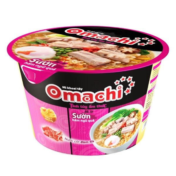 Mì Omachi Sườn Hầm Ngũ Quả Tô 96G