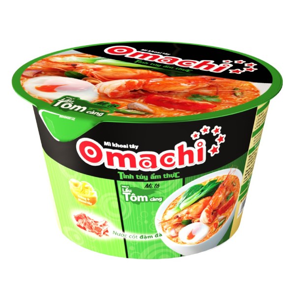 Mì Omachi Lẩu Tôm Càng Tô 92G