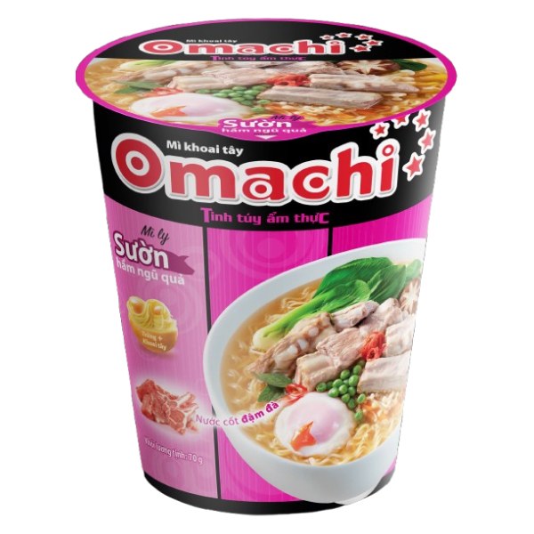 Mì Omachi Sườn Hầm Ngũ Quả Ly 70G