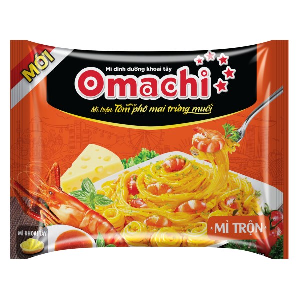 Mì Omachi Trộn Xốt Phô Mai Trứng Muối Gói 92G