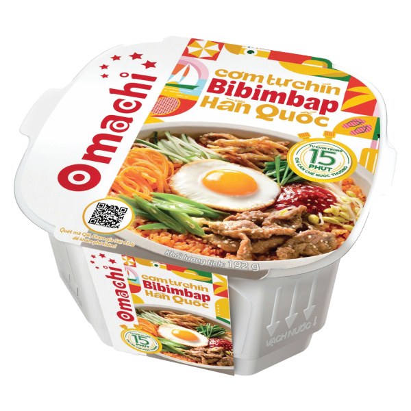 Cơm Tự Chín Omachi Bibimbap Hàn Quốc Hộp 192G
