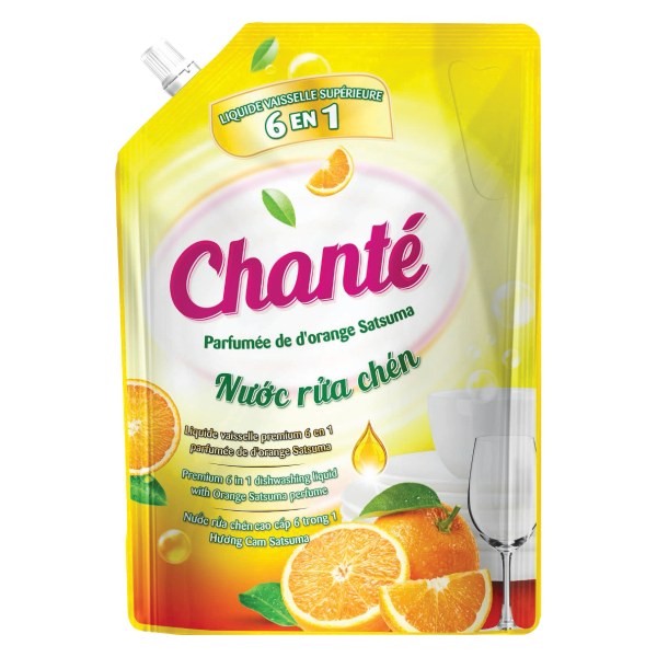 (Only Emartmall) Nước Rửa Chén Chante Hương Cam Satsuma Túi 3.2Kg
