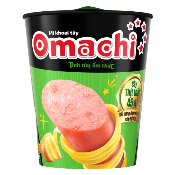 Mì Omachi Lẩu Tôm Càng Thịt Thật Ly 112G