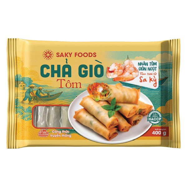 Chả Giò Tôm Sa Kỳ Gói 400G