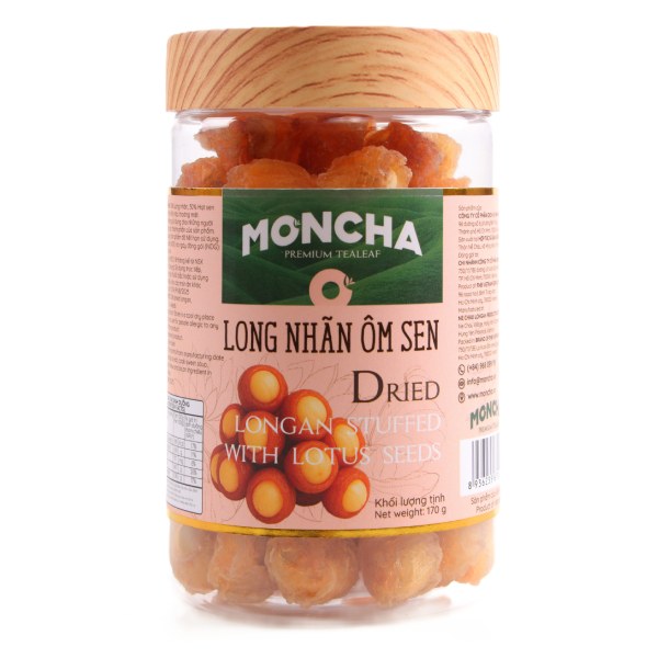 (Only Emartmall) Long Nhãn Ôm Sen Sấy Moncha Hũ 170G