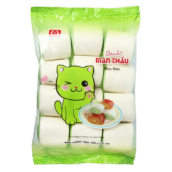 Bánh Màn Thầu Việt Quán Dứa Dừa 300G