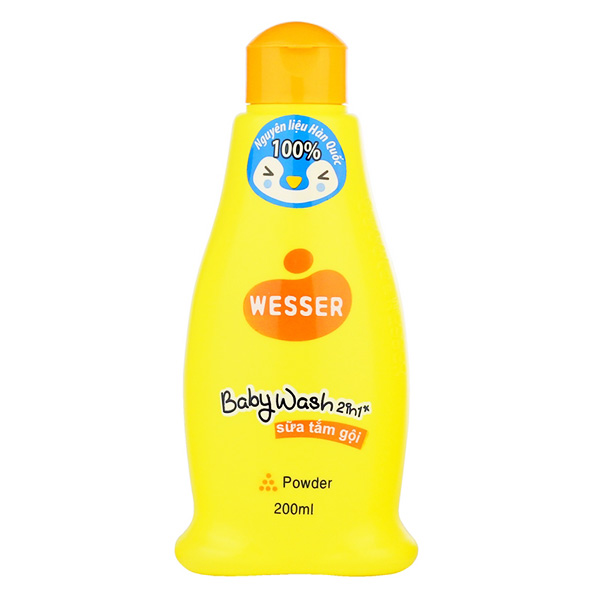 Sữa Tắm Gội Wesser Cam 2IN1 200Ml