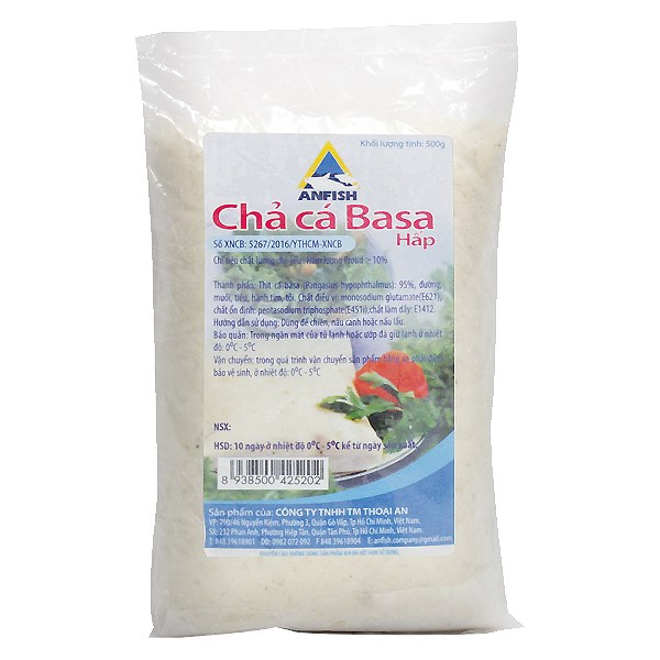 Chả Cá Basa Hấp Thoại An 500G