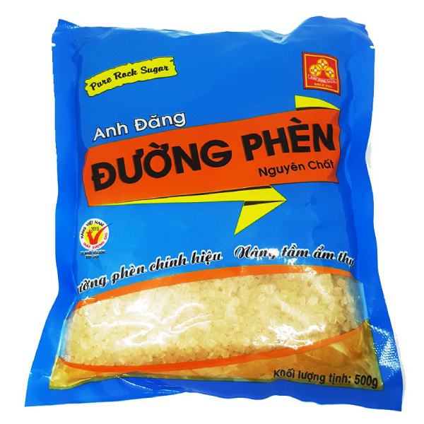 Đường Phèn Hạt Nguyên Chất Anh Đăng Gói 500G