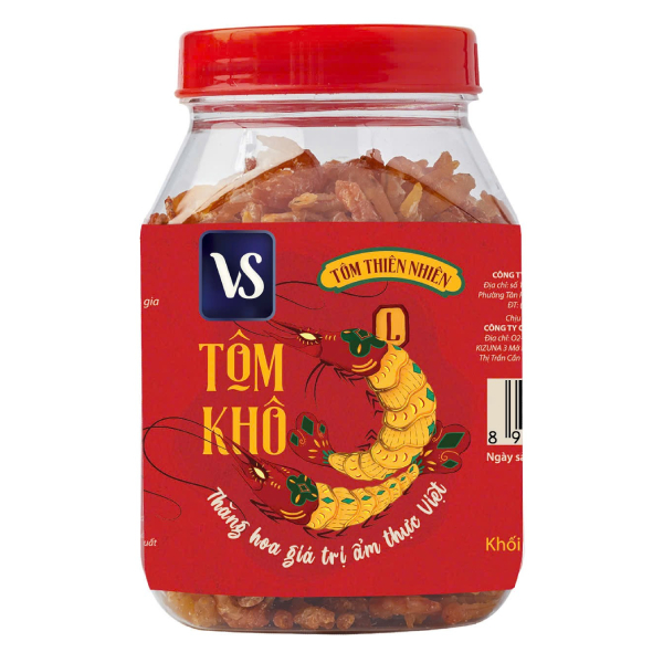 Tôm Khô VS Foods Cỡ L Hũ 200G