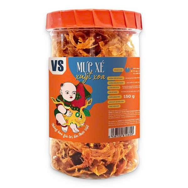 Khô Mực Xé Xuýt Xoa VS Hũ 150G
