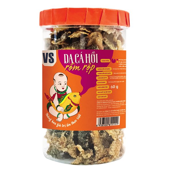 Da Cá Hồi Rồm Rộp VS Foods Hũ 60G