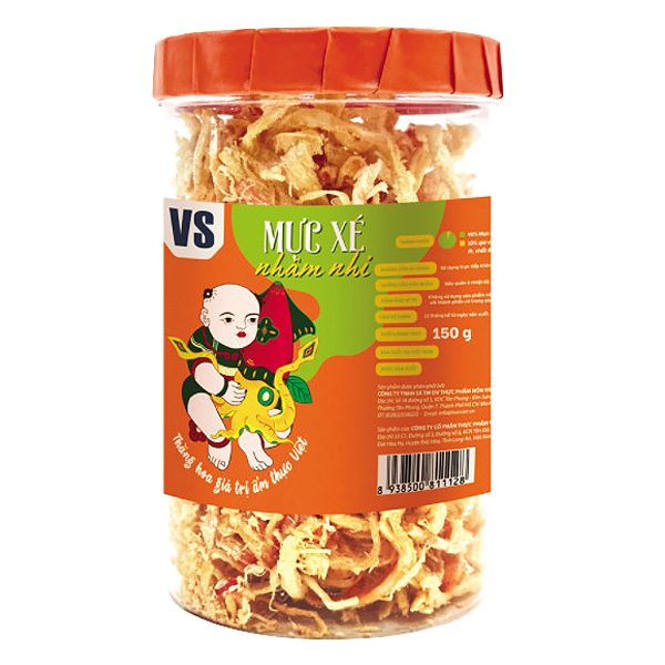 Mực Xé VS Foods Hũ 150G
